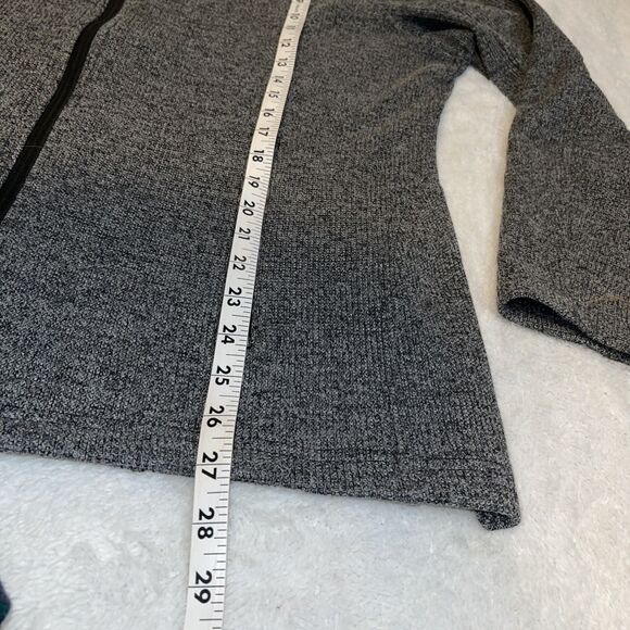 SPYDER Endur Full Zip Mid Weight Fleece Lined Sweater Jacket Winter Grey Size XL - Picture 3 of 13
